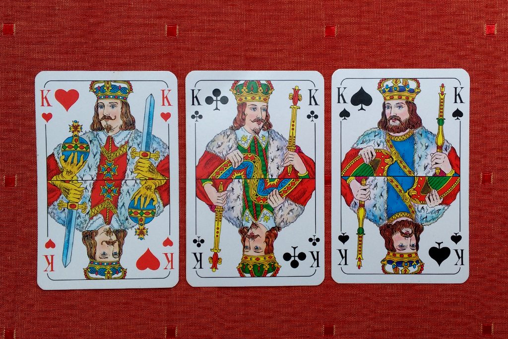 Bild 5: drei Könige sind z.B. mehr wert als drei Damen