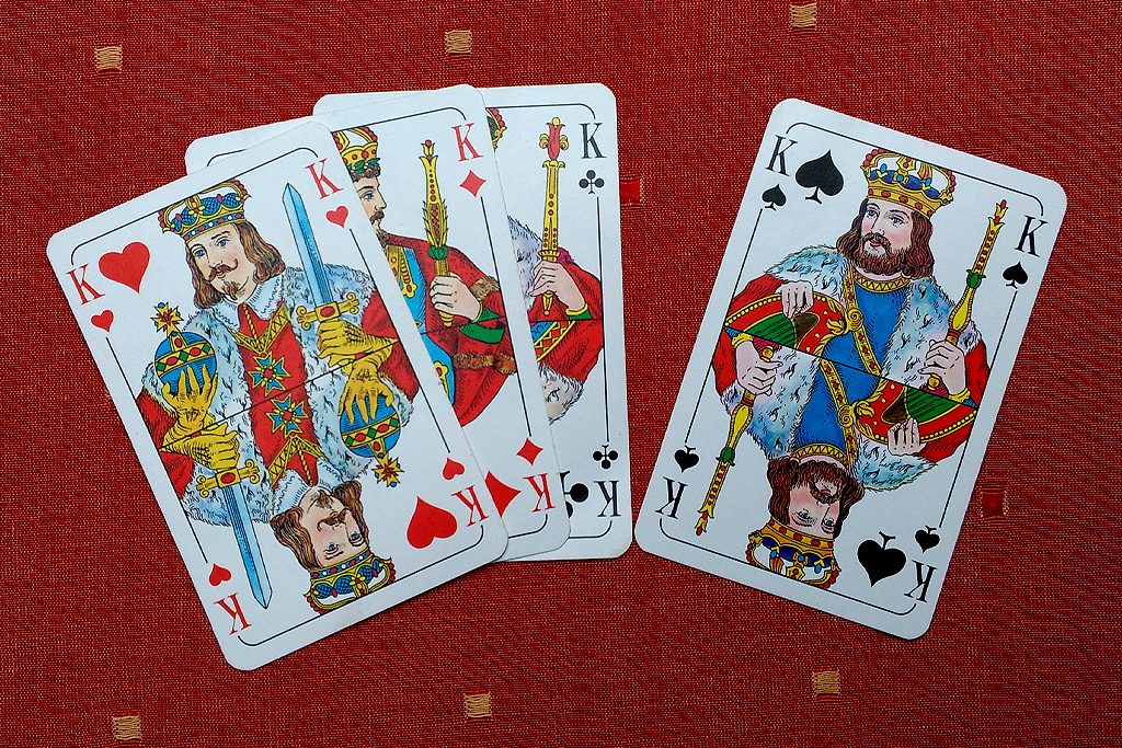 Bild 2: Glück im Spiel: das Königs-Quartett ist vollständig