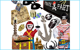 Eine prall gefüllte Verleihkiste für Eure Piratenparty